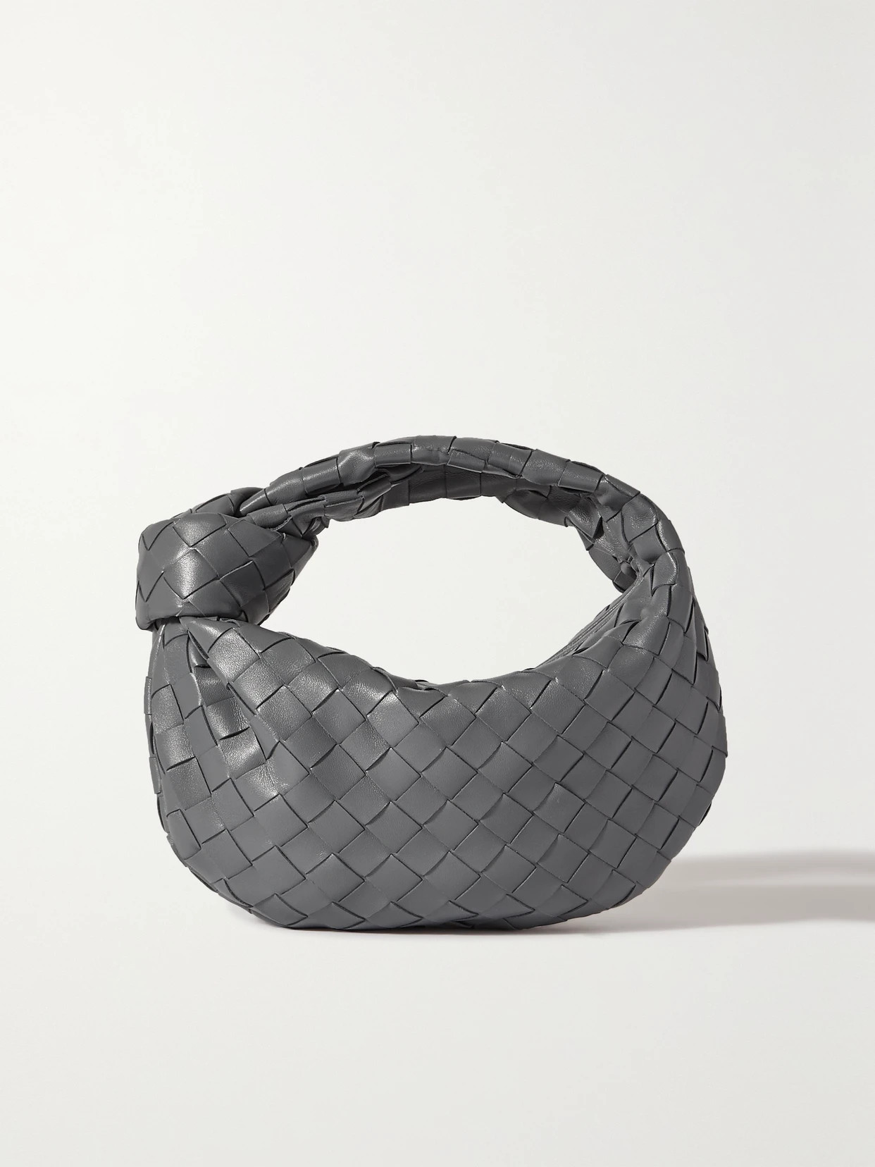 Jodie mini knotted intrecciato leather tote | NET-A-PORTER (UK & EU)