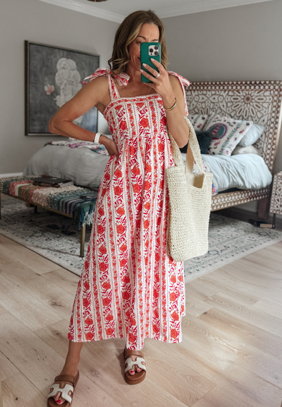 A citrusy, block print dress that is ready all things spring!! 

 #LTKSpringSale #LTKootd #LTKmomlife