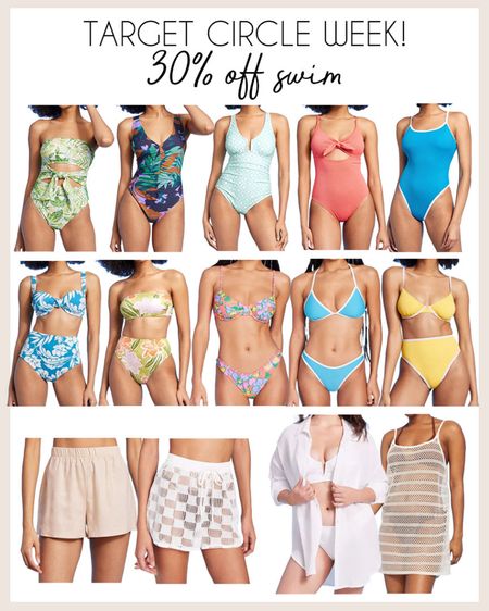 Target Circle Week deal - 30% off swimsuits! 

#targetdeals

Target swim. Target finds. Target deals. Target style. Target one piece swimsuit. Target bikini. Target swim coverup  

#LTKswim #LTKstyletip #LTKsalealert