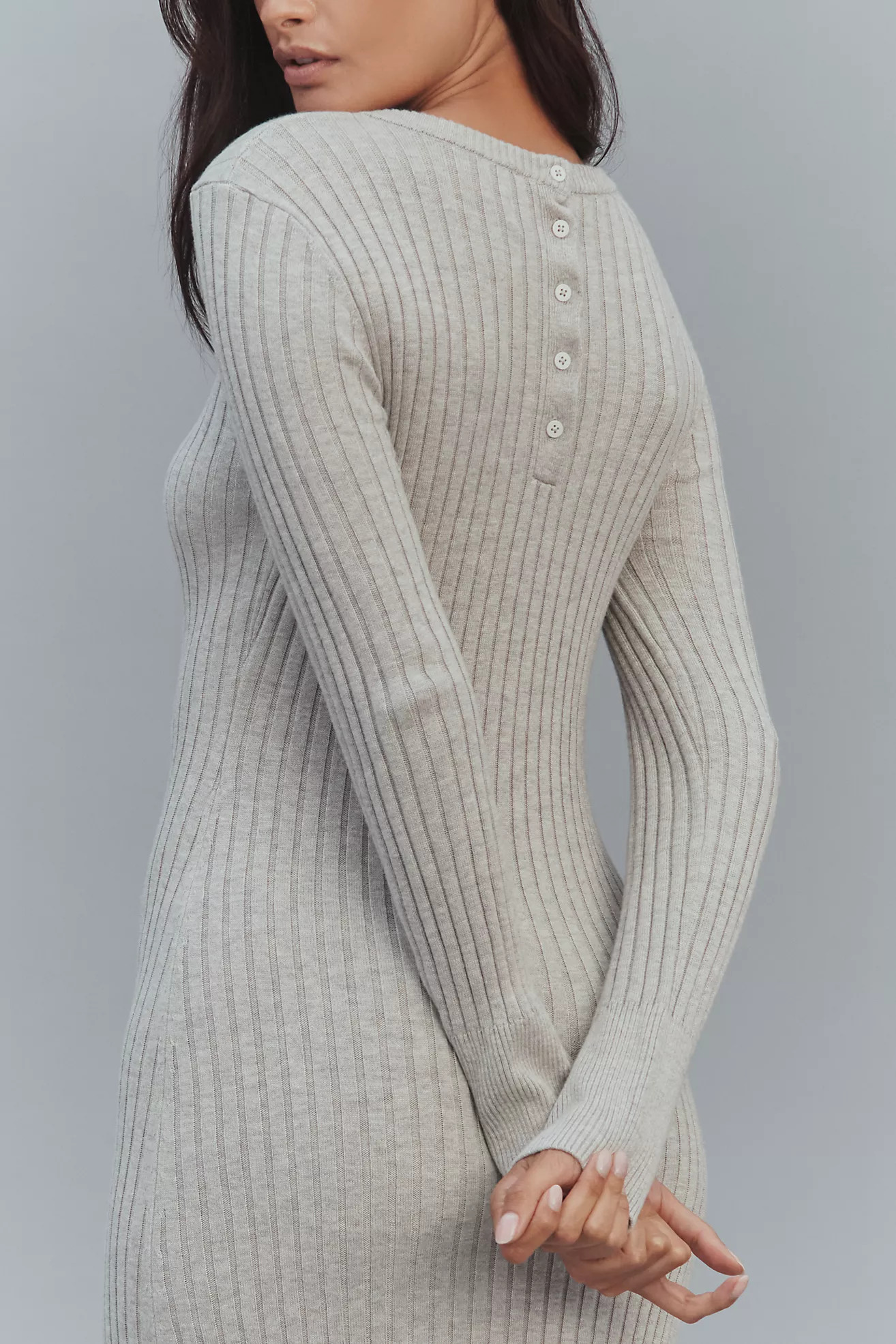 Daily Practice High Tide Long-Sleeve Midi Dress | Anthropologie (US)