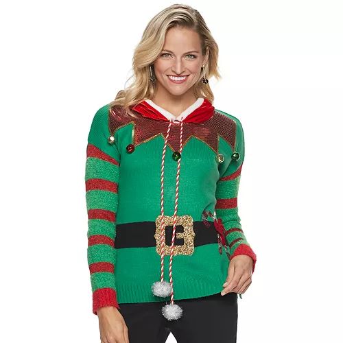 Women's US Sweaters Hooded Christmas Sweater | Kohl's