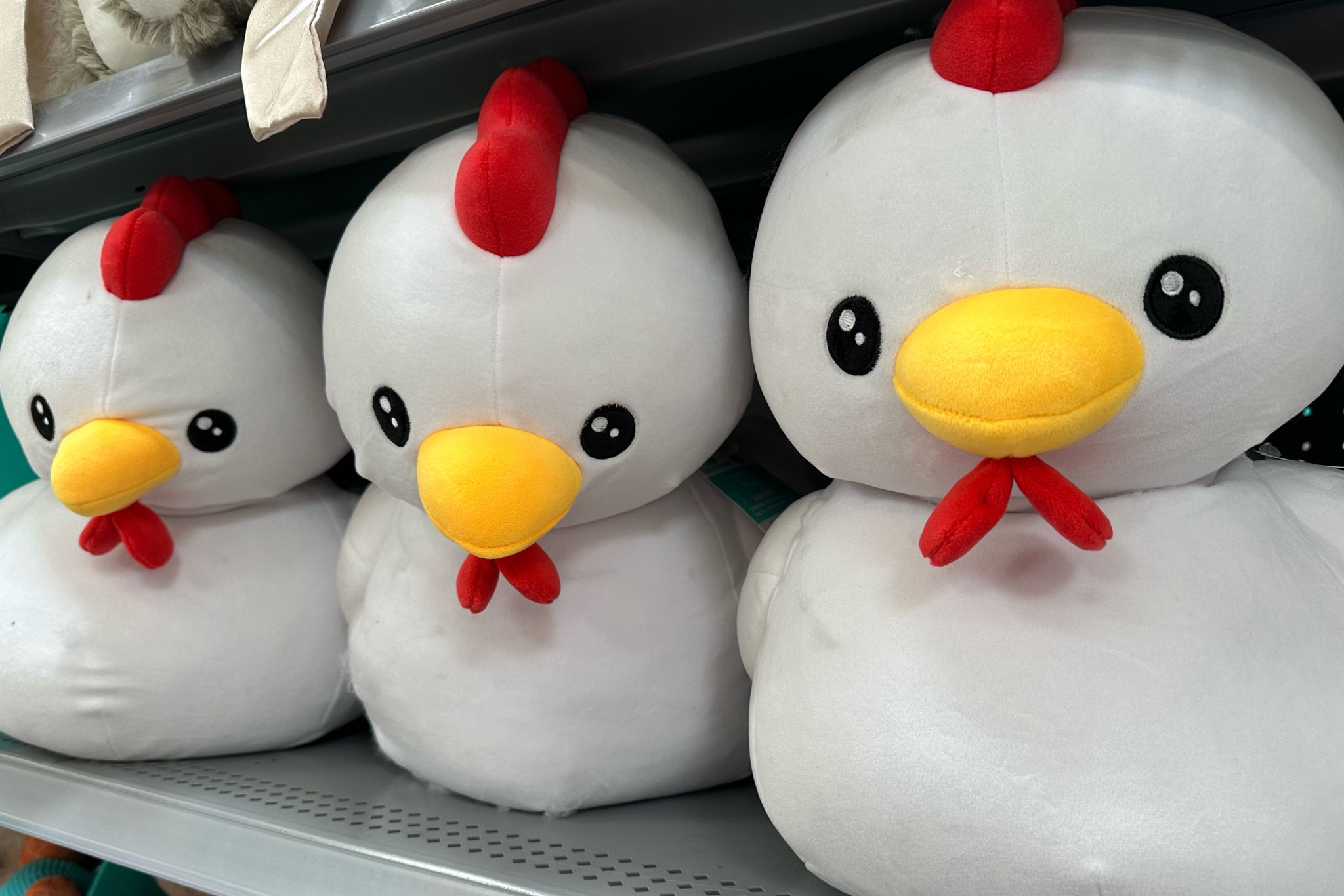 How stinking cute are these Chicken Plushies!!!  Only $9.97. I kinda want one for myself. 🐓 

#LTKSaleAlert #LTKHome #LTKSeasonal