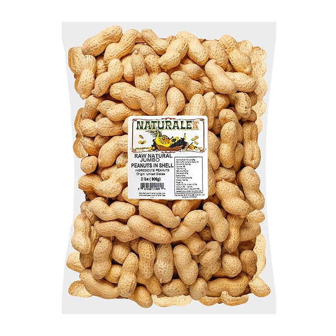 Naturalee Peanuts, Plain In Shell 2 lbs - Raw, Unsalted - Natural Healthy Snack, Squirrel or Wild... | Amazon (US)