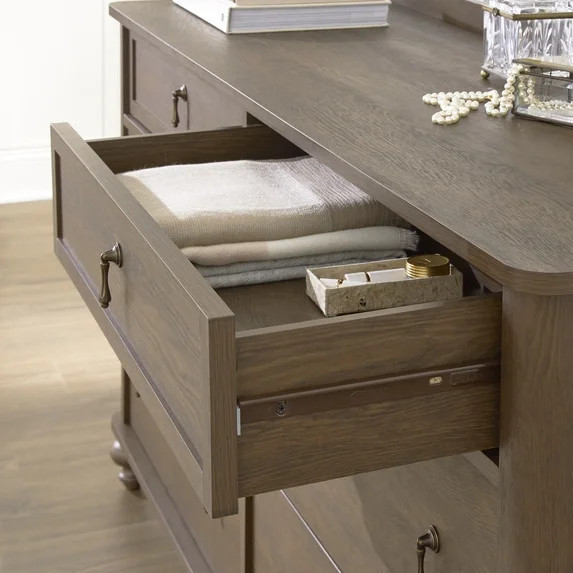 My Texas House Hartwell 6 Drawer Dresser, 61" Wide, Heritage Oak | Walmart (US)