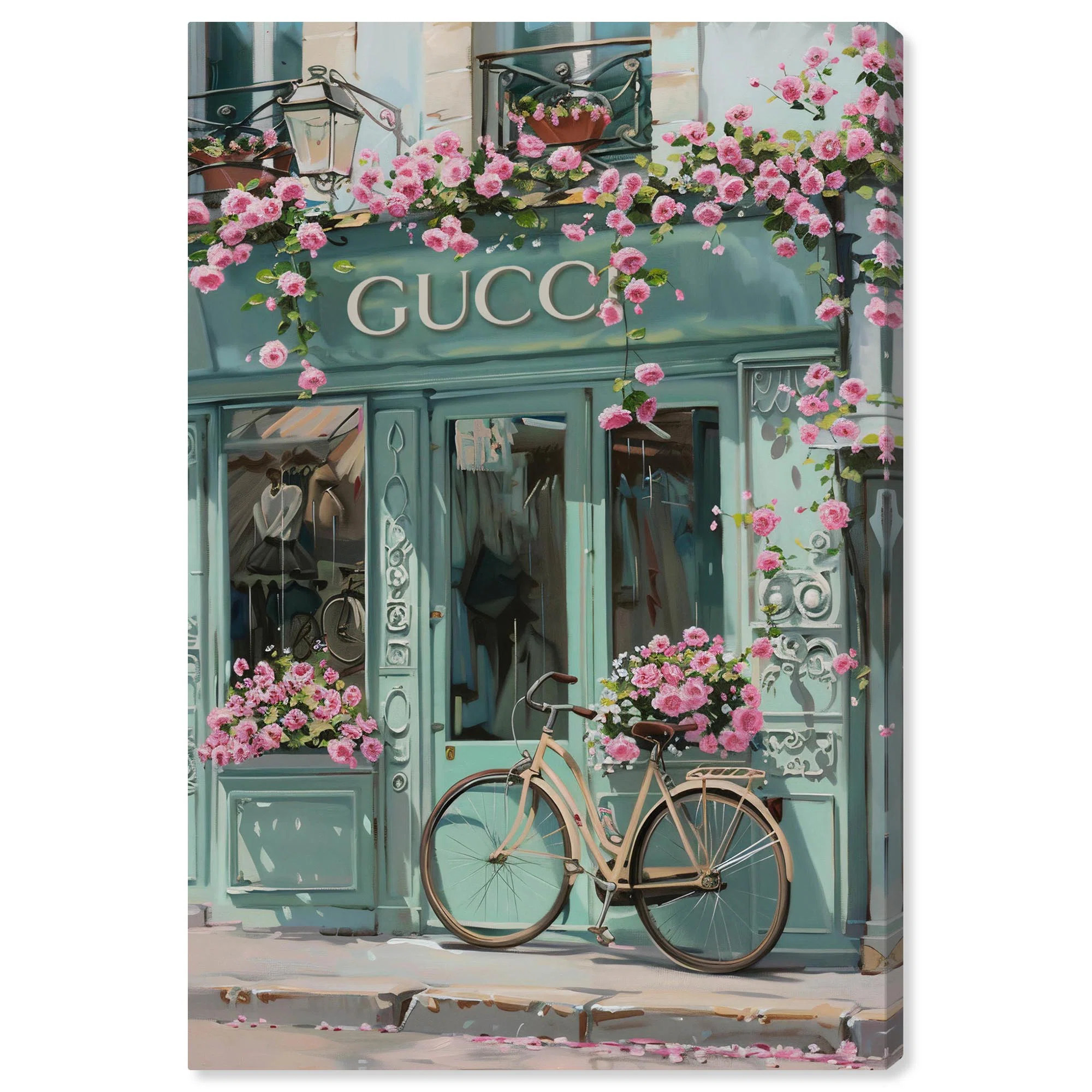 Art Remedy Fashion Art Canvas   Bright Days Storefront | Wayfair North America