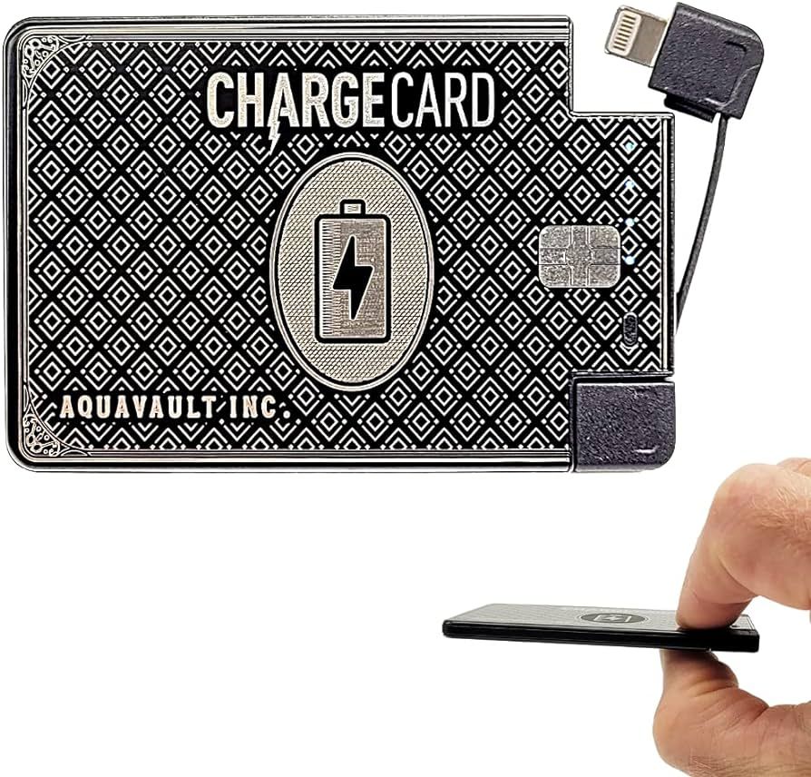 Ultra Thin Emergency Phone Charger. Portable Power Bank that Fits in Your Wallet. Works with All ... | Amazon (US)