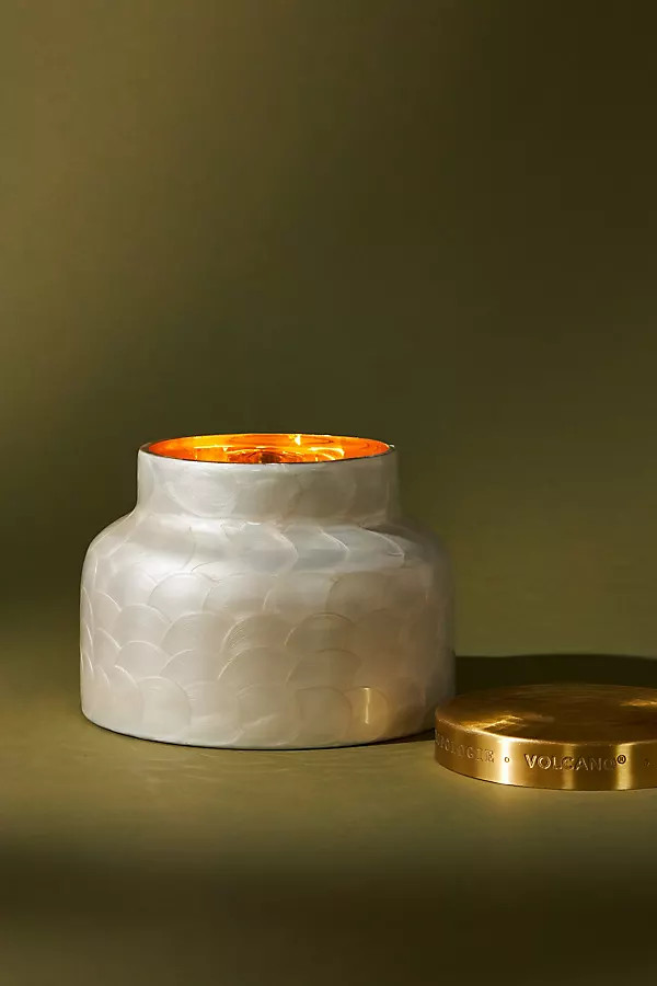 Capri Blue Volcano Giant Capiz Jar Candle By Capri Blue in White | Anthropologie (US)