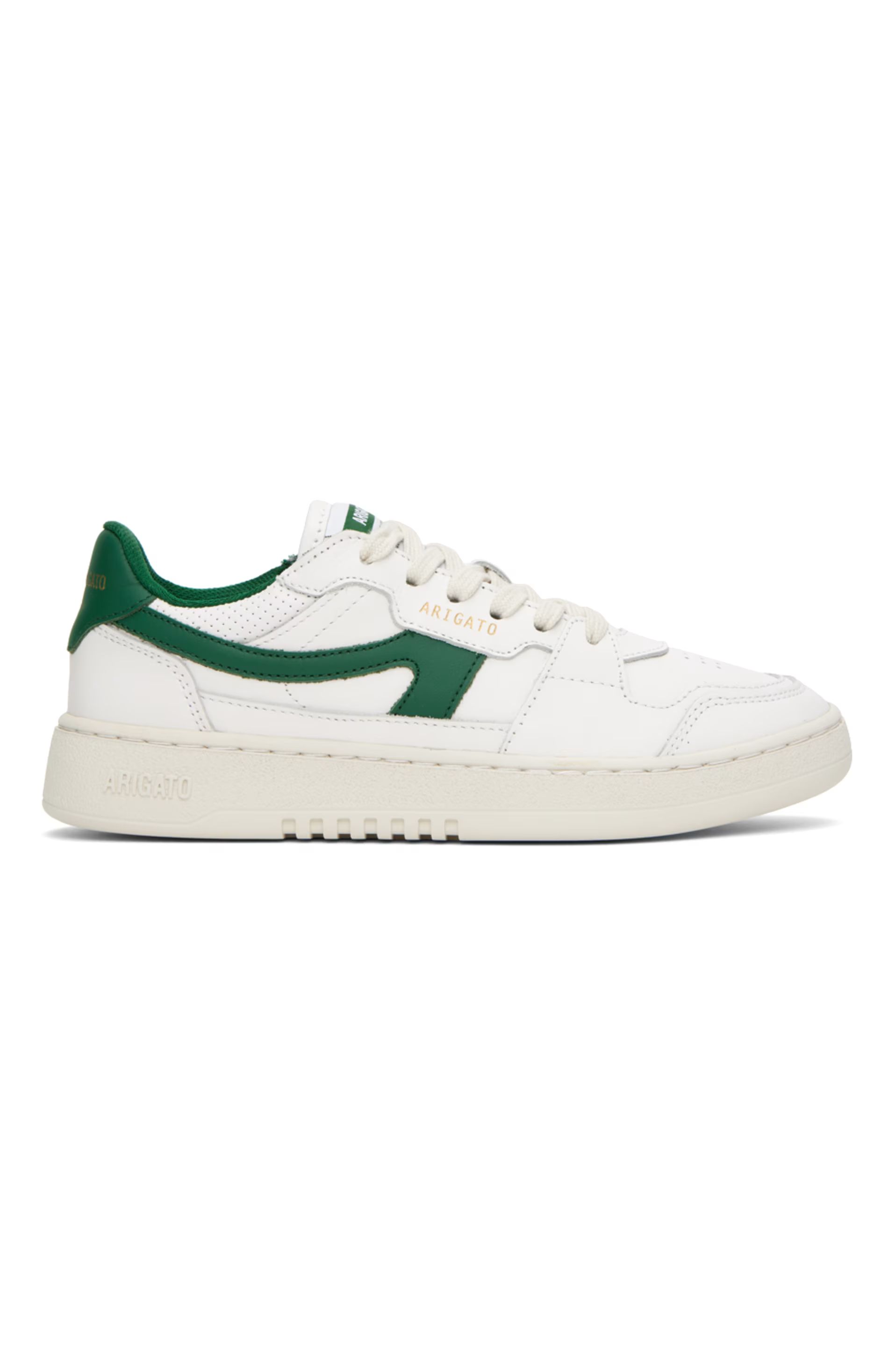 White & Green Dice-A Sneakers | SSENSE