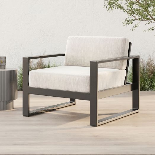 Portside Aluminum Outdoor Lounge Chair | West Elm (US)