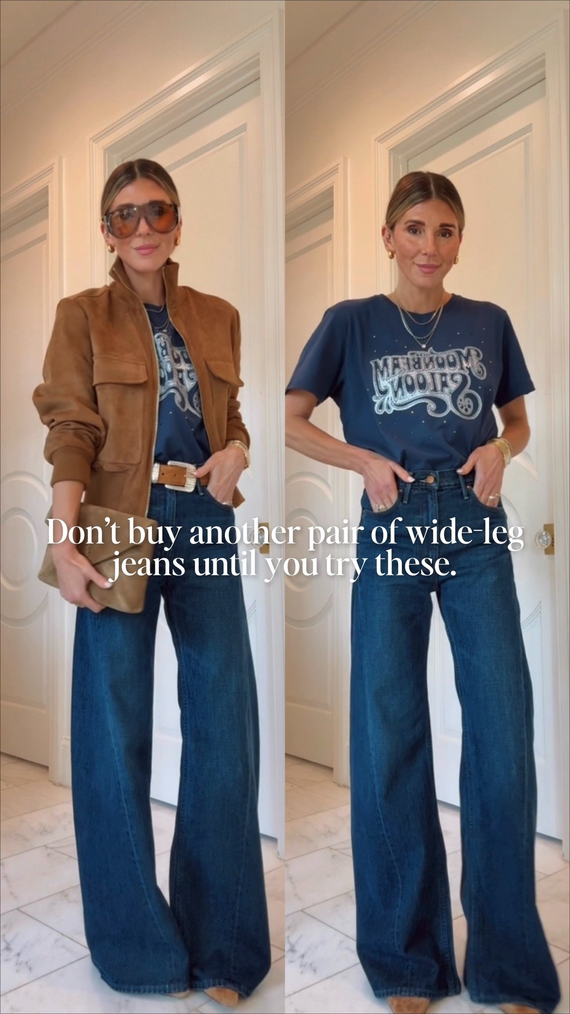 Don't buy another pair of jeans until you try these. I suggest sizing down on size. I'm 5'7 wearing size 24