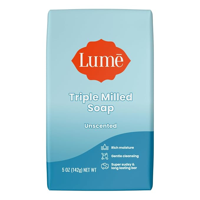 Lume Triple Milled Bar Soap - Rich Moisture & Gentle Cleansing - Formulated Without Parabens or P... | Amazon (US)