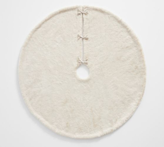 Faux Fur Alpaca Tree Skirt | Pottery Barn (US)