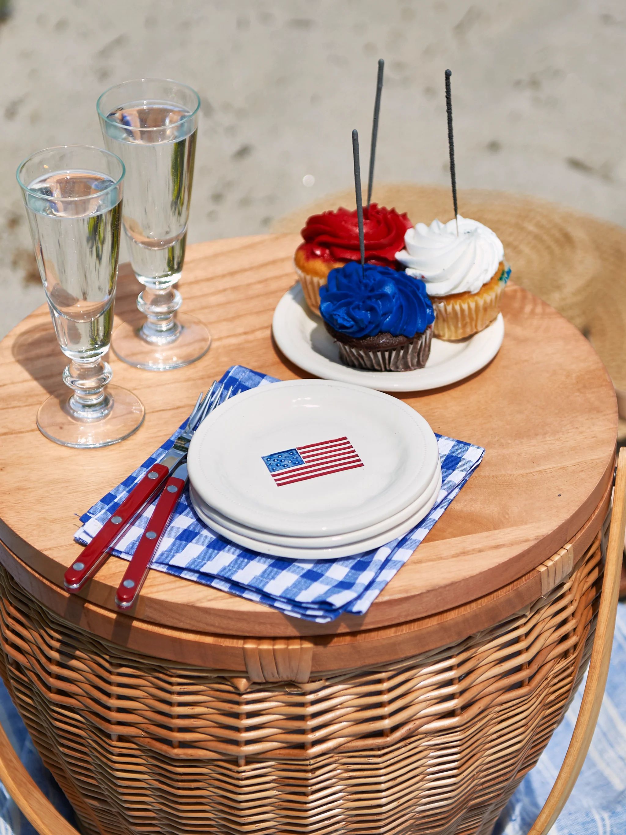 American Flag Canapé Plate | Weston Table