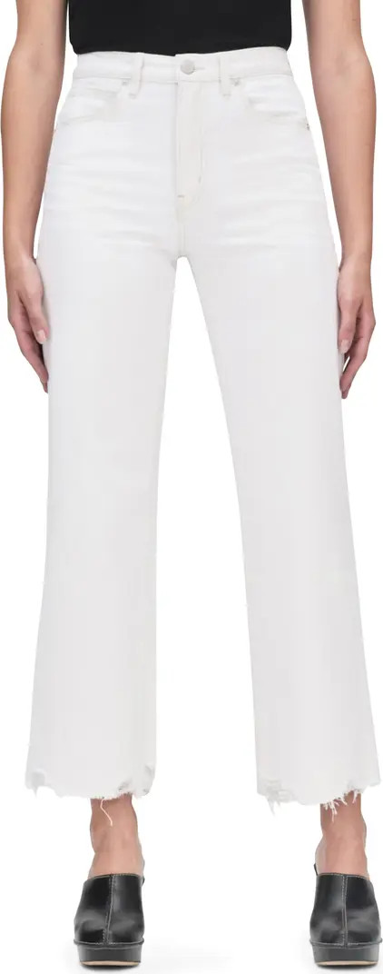 Relaxed Fit Straight Leg Crop Jeans | Nordstrom