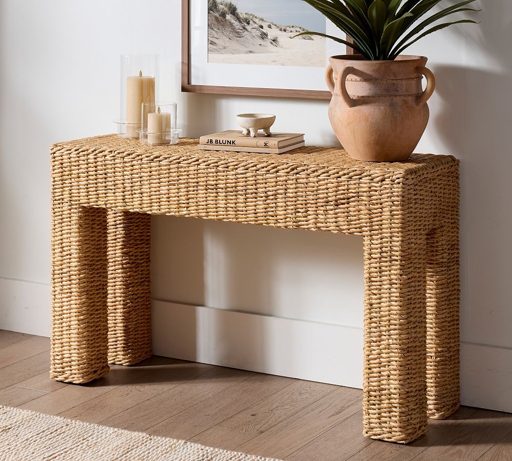 Cardiff Woven Console Table (50") | Pottery Barn (US)