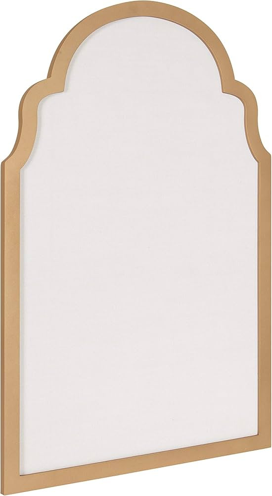 Kate and Laurel Holbrook Glam Framed Arch Fabric Pinboard, 24 x 36, Gold, Decorative Modern Bulle... | Amazon (US)