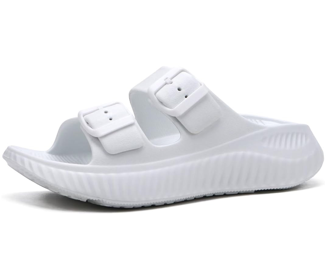 KuaiLu Womens Recovery Sandals With Comfortable Plantar Fasciitis Arch Support, Orthotic Adjustab... | Amazon (US)