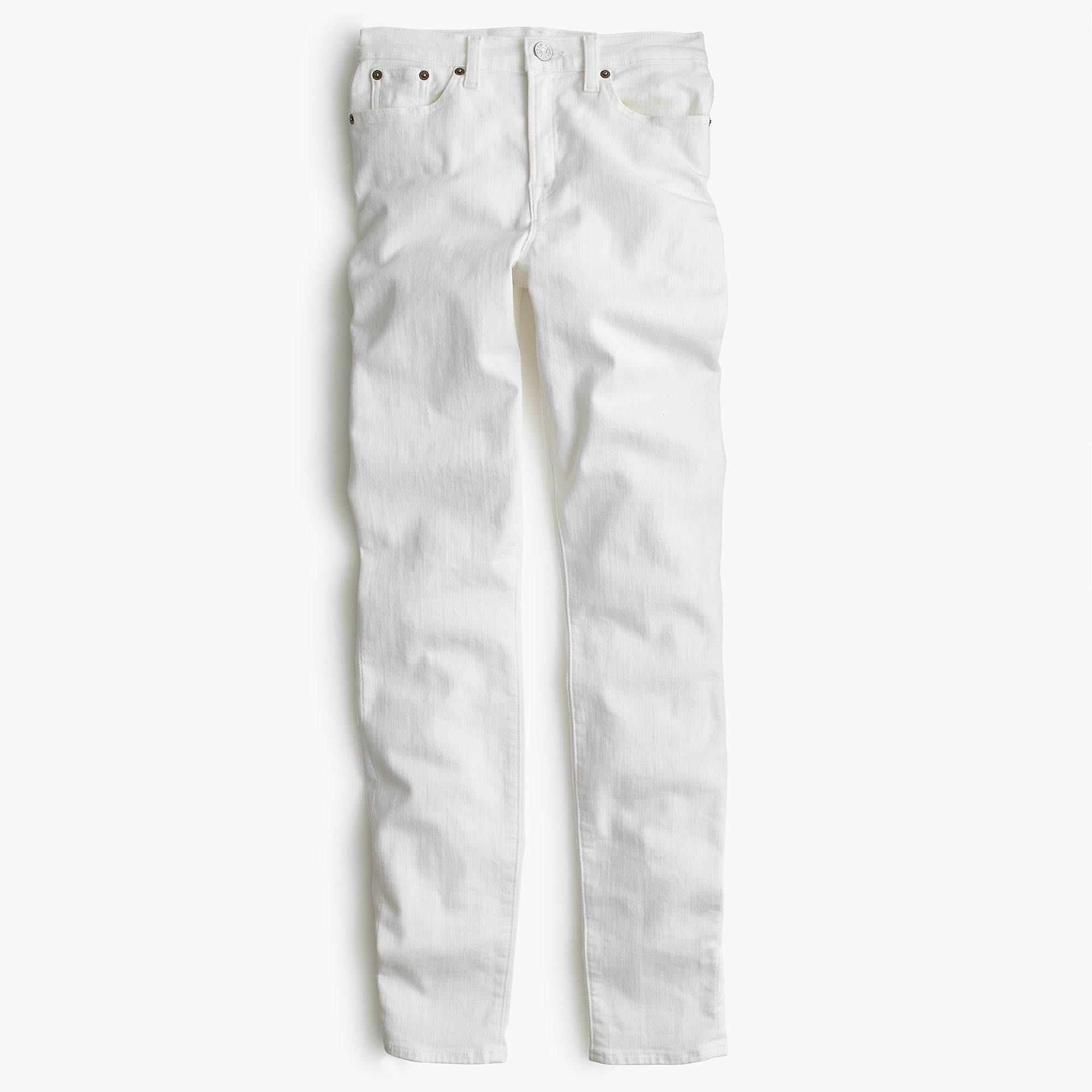 9" high-rise toothpick jean in white | J. Crew US