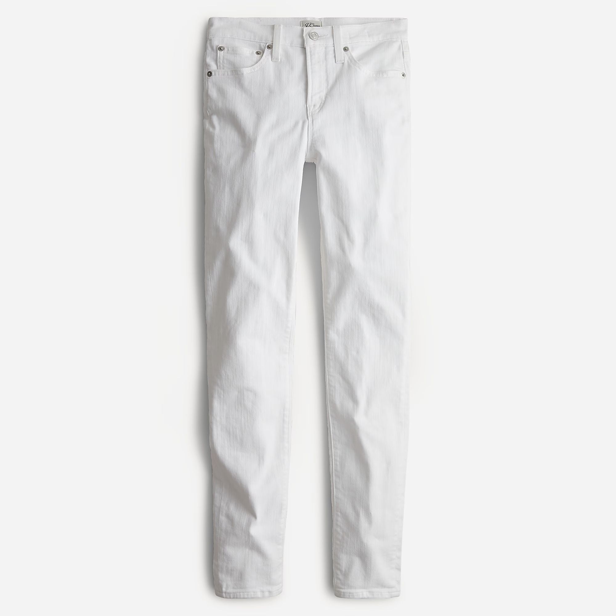 9" high-rise toothpick jean in white | J.Crew US