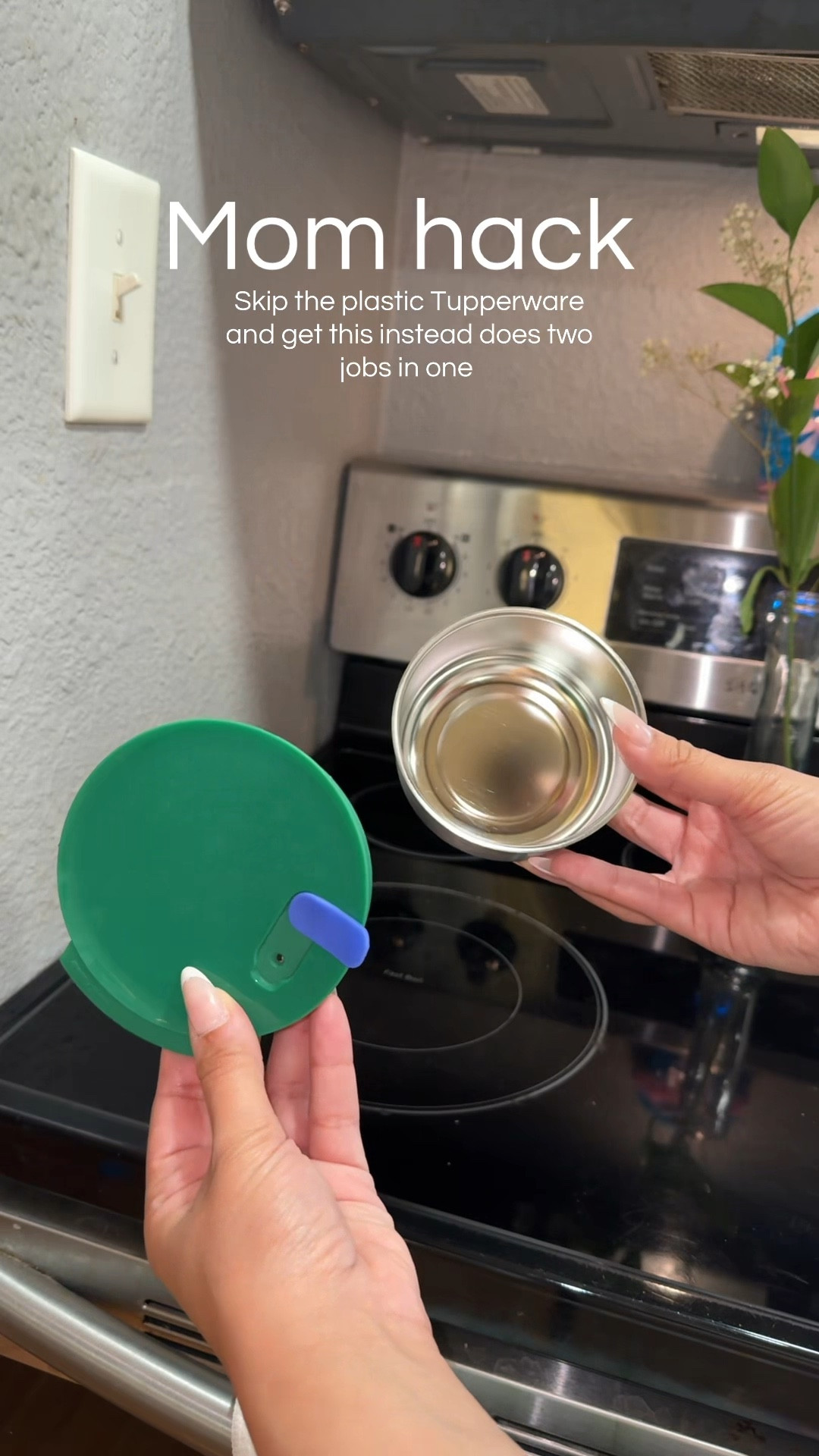 Stainless steel feeding bowl microwave safe 🙌🏼 

#LTKKids #LTKBaby #LTKmomlife