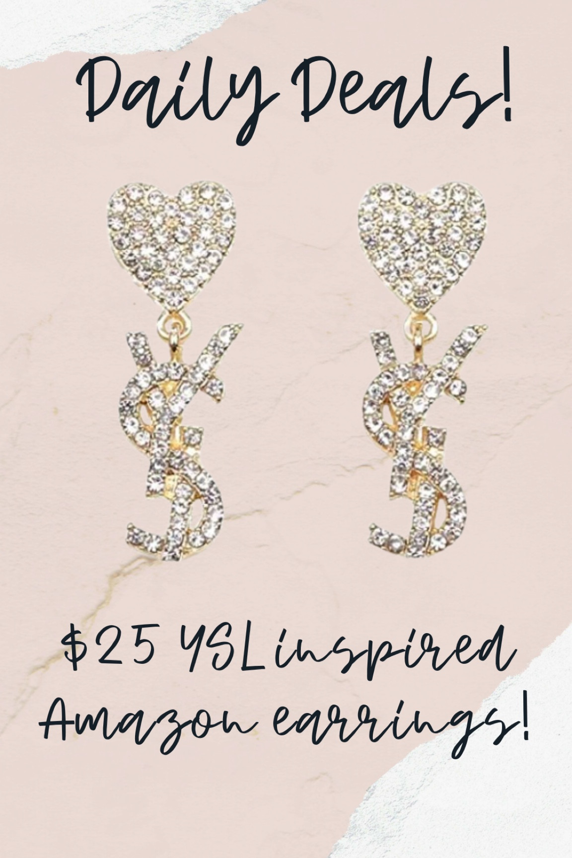 Amazon designer dupe, ysl earring dupes 

#LTKunder50 #LTKFind #LTKsalealert