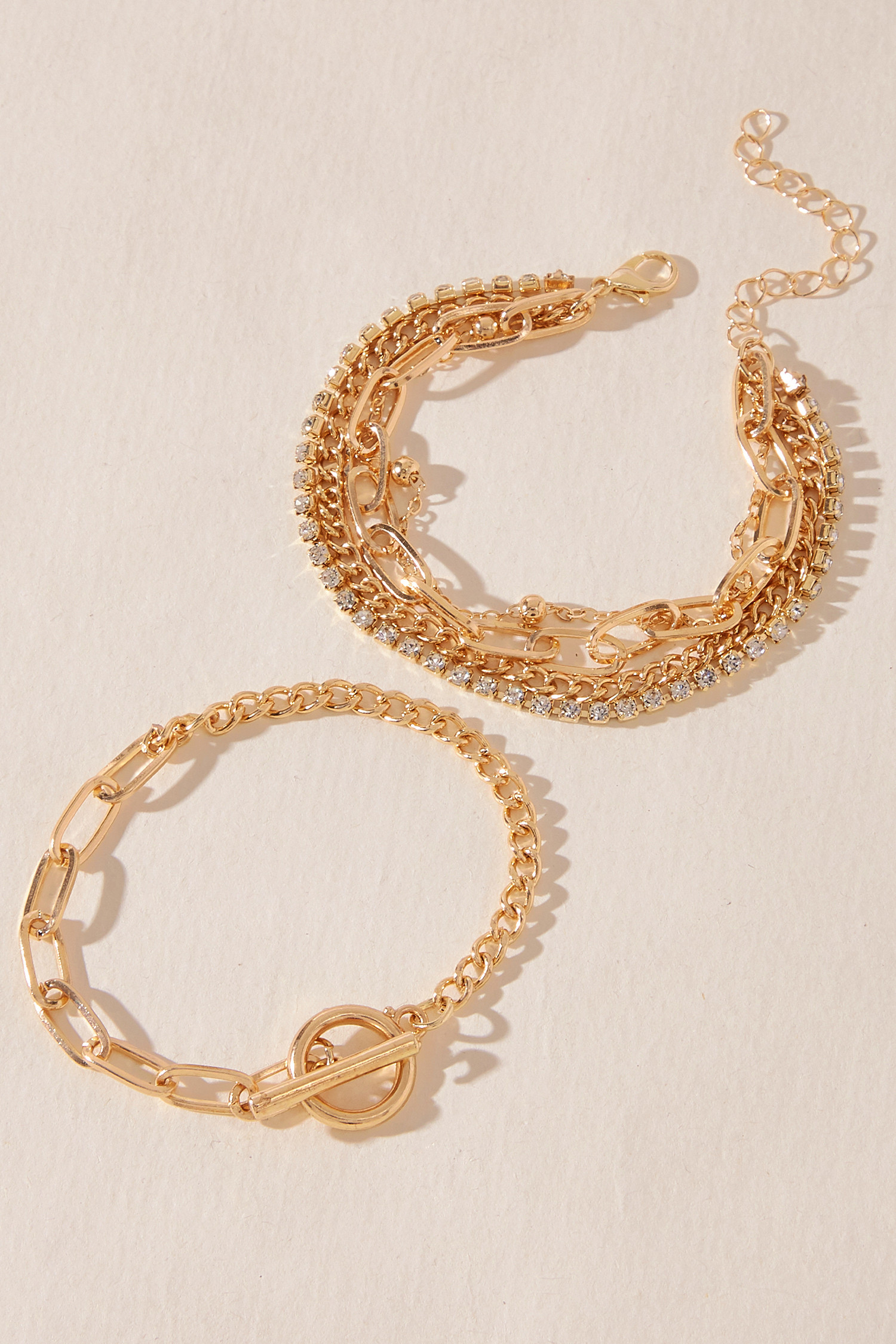 Timeless Opulence Gold-Tone Bracelet Set | Cupshe US
