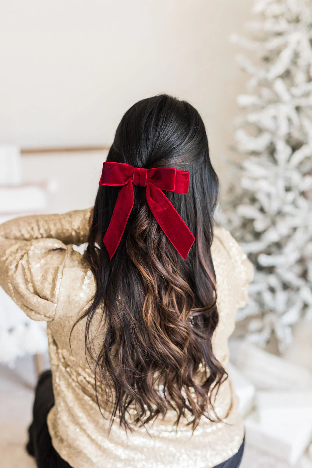 Judy Velvet Bow | Grace & Grandeur Bow Company