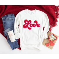 Valentines Day Sweatshirt For Women, Xoxo Sweater, Shirt, Long Sleeved Love Tshirt, Shirts Teachers, | Etsy (US)