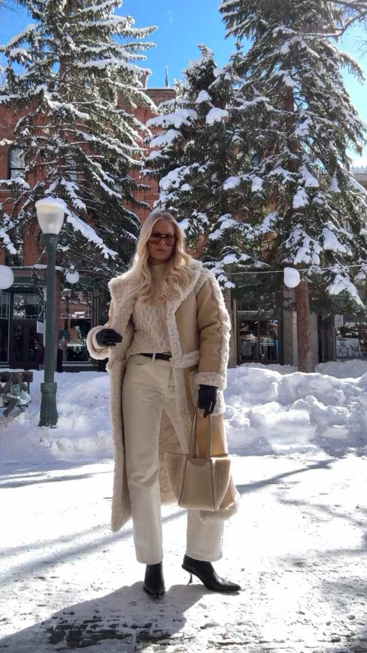 Wearing a small in jacket & sweater, sized up 1 size in jeans, boots are tts, xs/s in belt!  Code kathleen15 for a discount on belt! Lip combo: liner pnut butta, lipstick runway royalty, gloss shake #kathleenpost

Mountain outfit, ski trip, apres ski, winter outfit, mountain town vibe, aspen look, aspen outfit

#LTKTravel #LTKStyleTip #LTKSeasonal