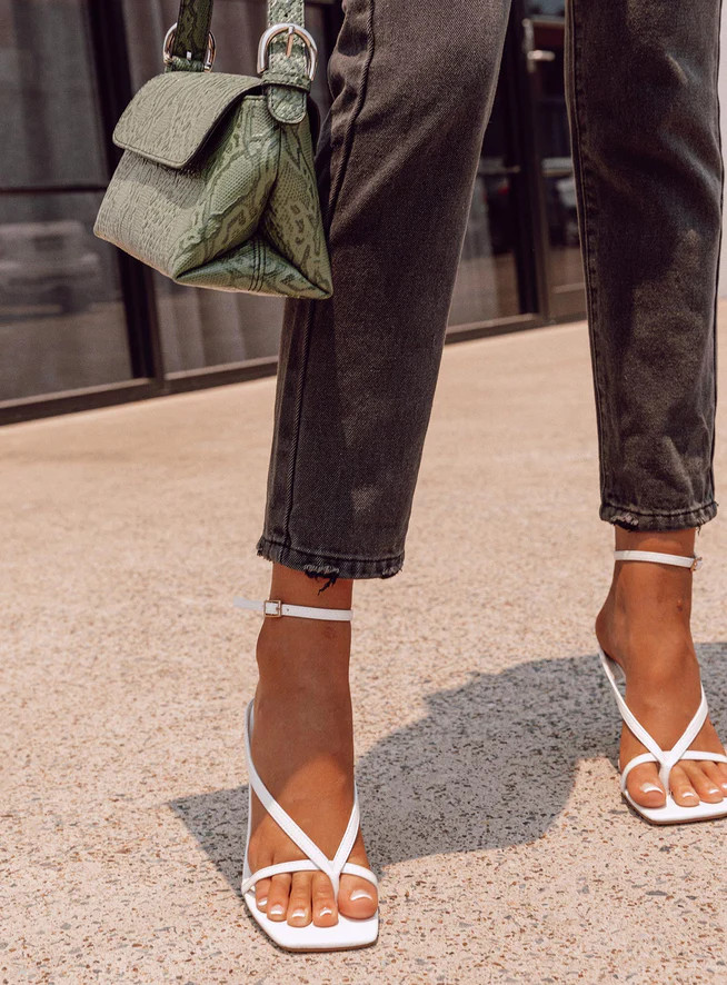 Billini Stefani Heels White | Princess Polly US