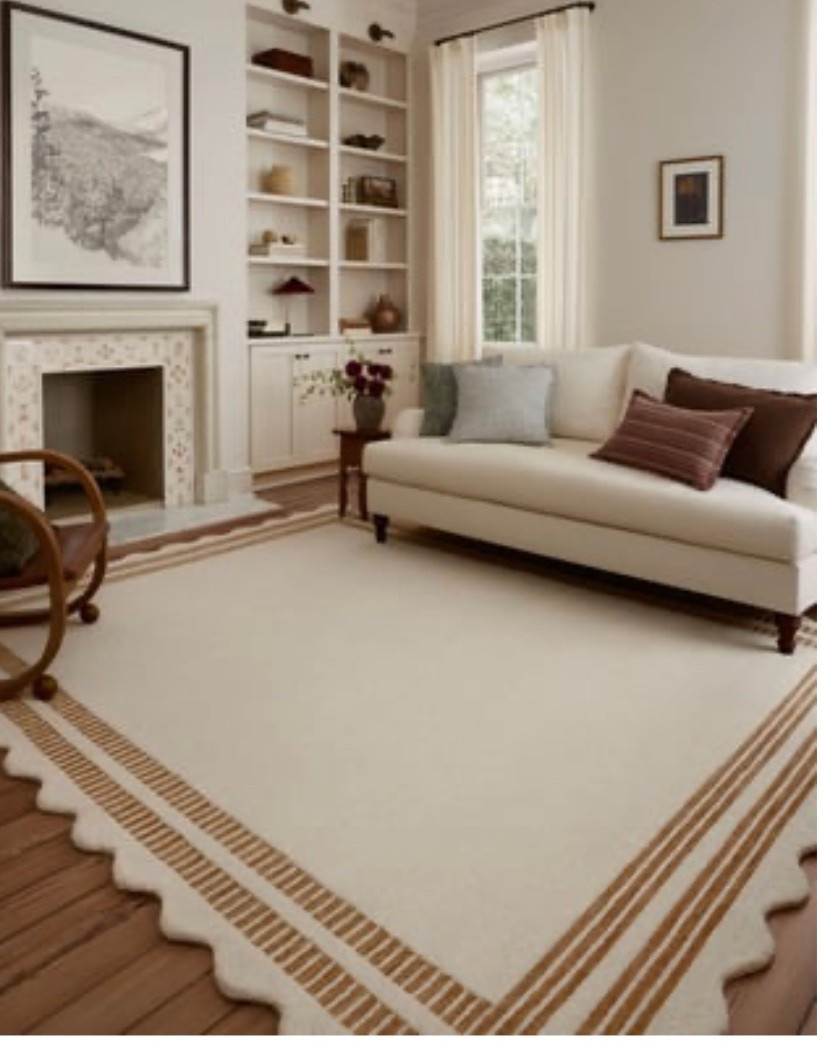 Scalloped rug perfect for any roomm

#LTKSaleAlert #LTKHome #LTKdayinmylife