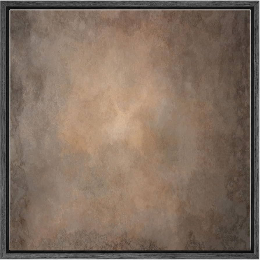 SIGNWIN Framed Canvas Print Wall Art Earthy Brown and Taupe Abstract Illustrations Modern Art Dec... | Amazon (US)