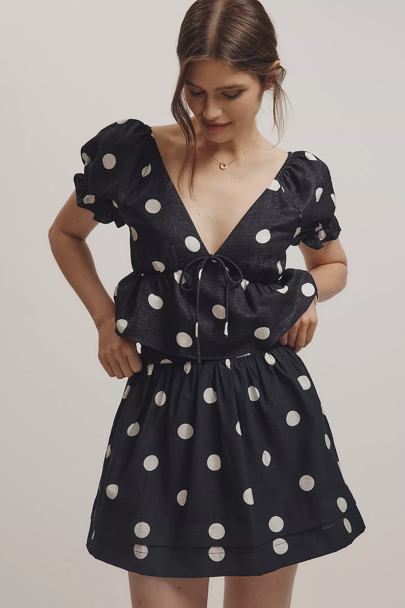 Jacquie The Label Libby Mini Skirt | Anthropologie (US)