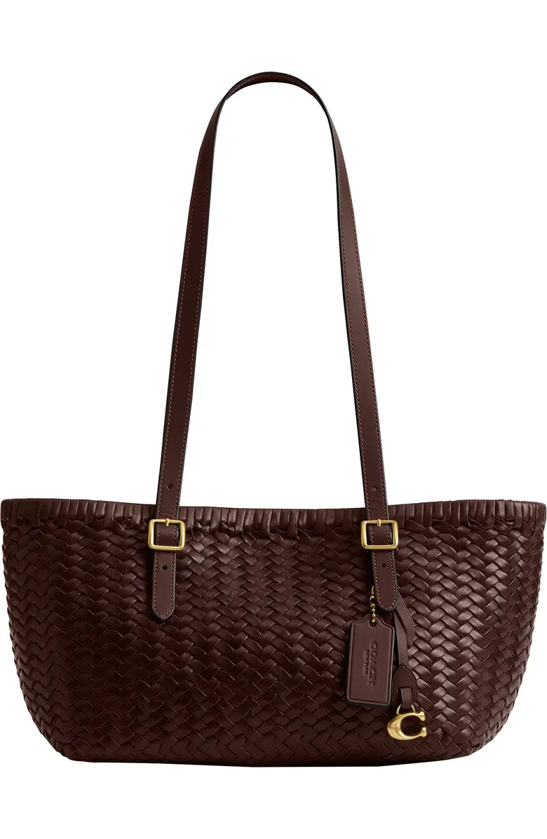 Woven Leather Swing Tote | Nordstrom
