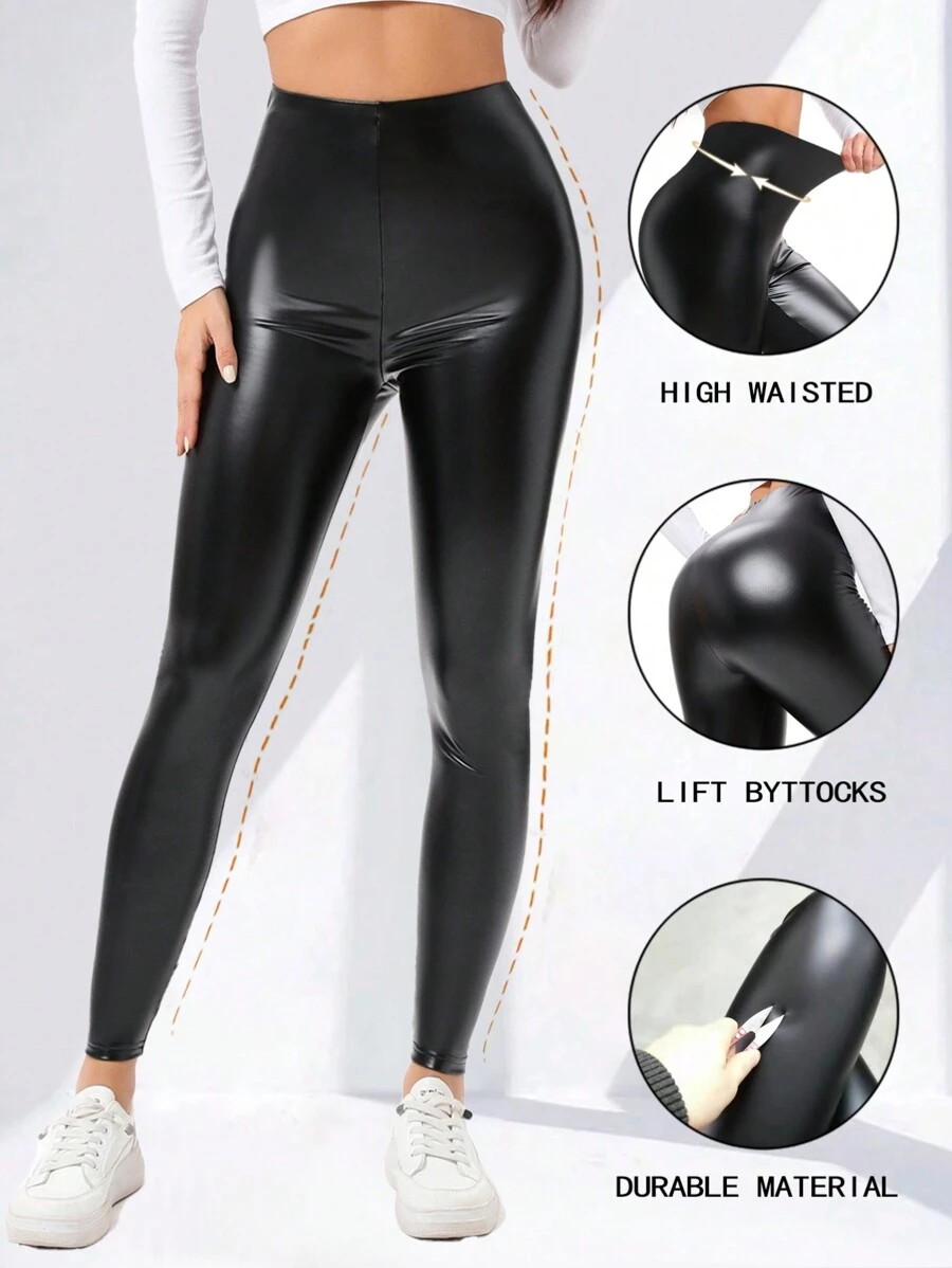Women Thermal Thermal Lined Skinny Leggings | SHEIN