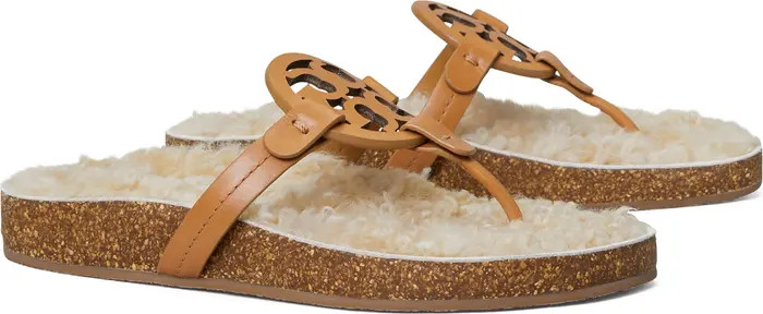 Miller Cloud Genuine Shearling Flip Flop | Nordstrom