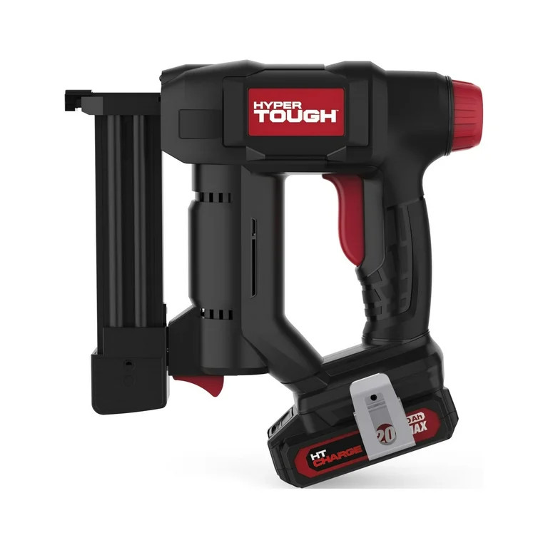 Hyper Tough 20V Brad Nail Gun and Stapler. 2.0Ah Lithium-ion Battery Powered, 25004.1 - Walmart.c... | Walmart (US)