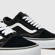 vans black & white old skool trainers | Schuh