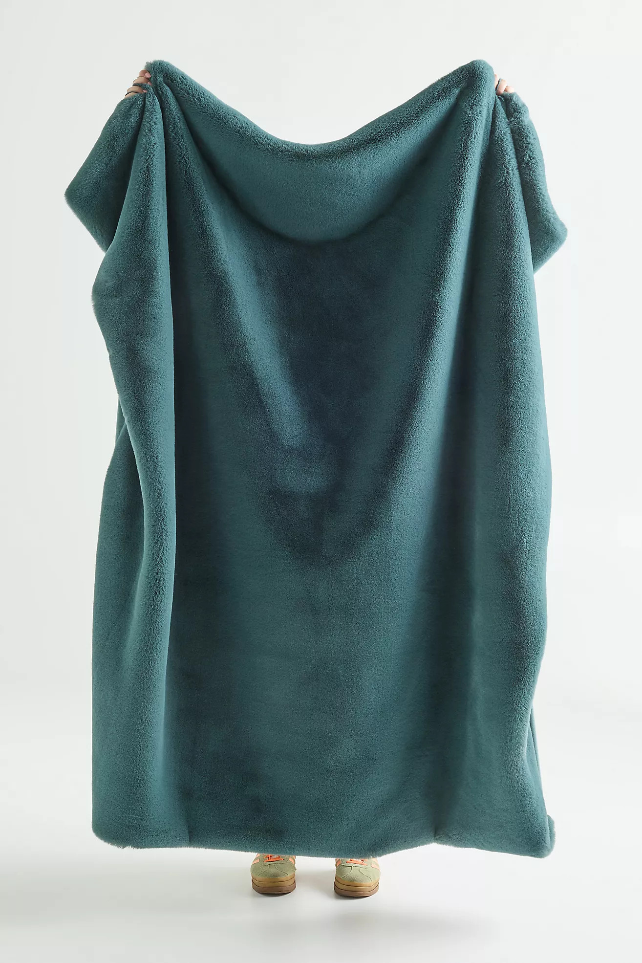 Sophie Faux Fur Throw Blanket | Anthropologie (US)