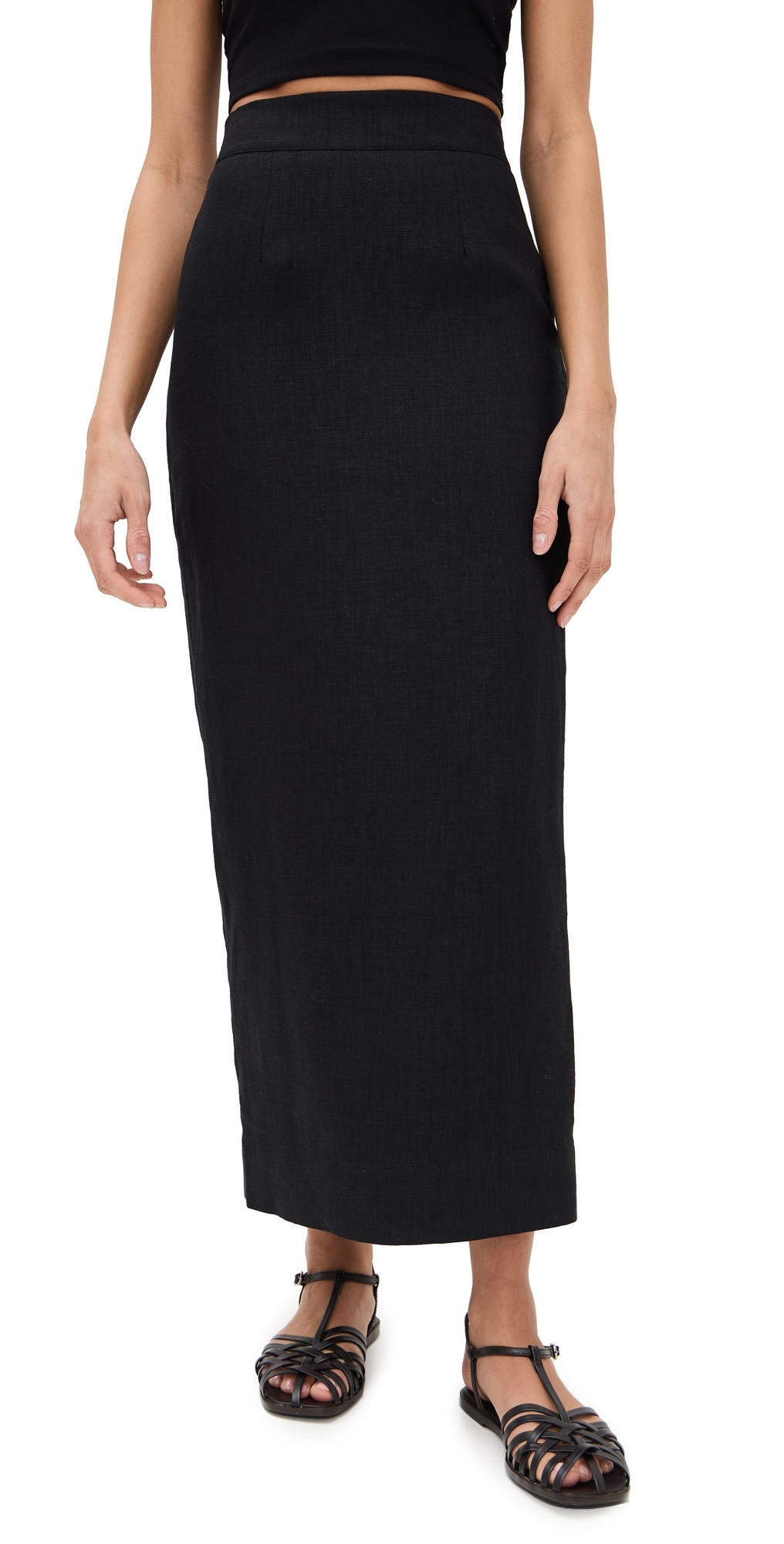 POSSE Emma Pencil Skirt Black L | Shopbop