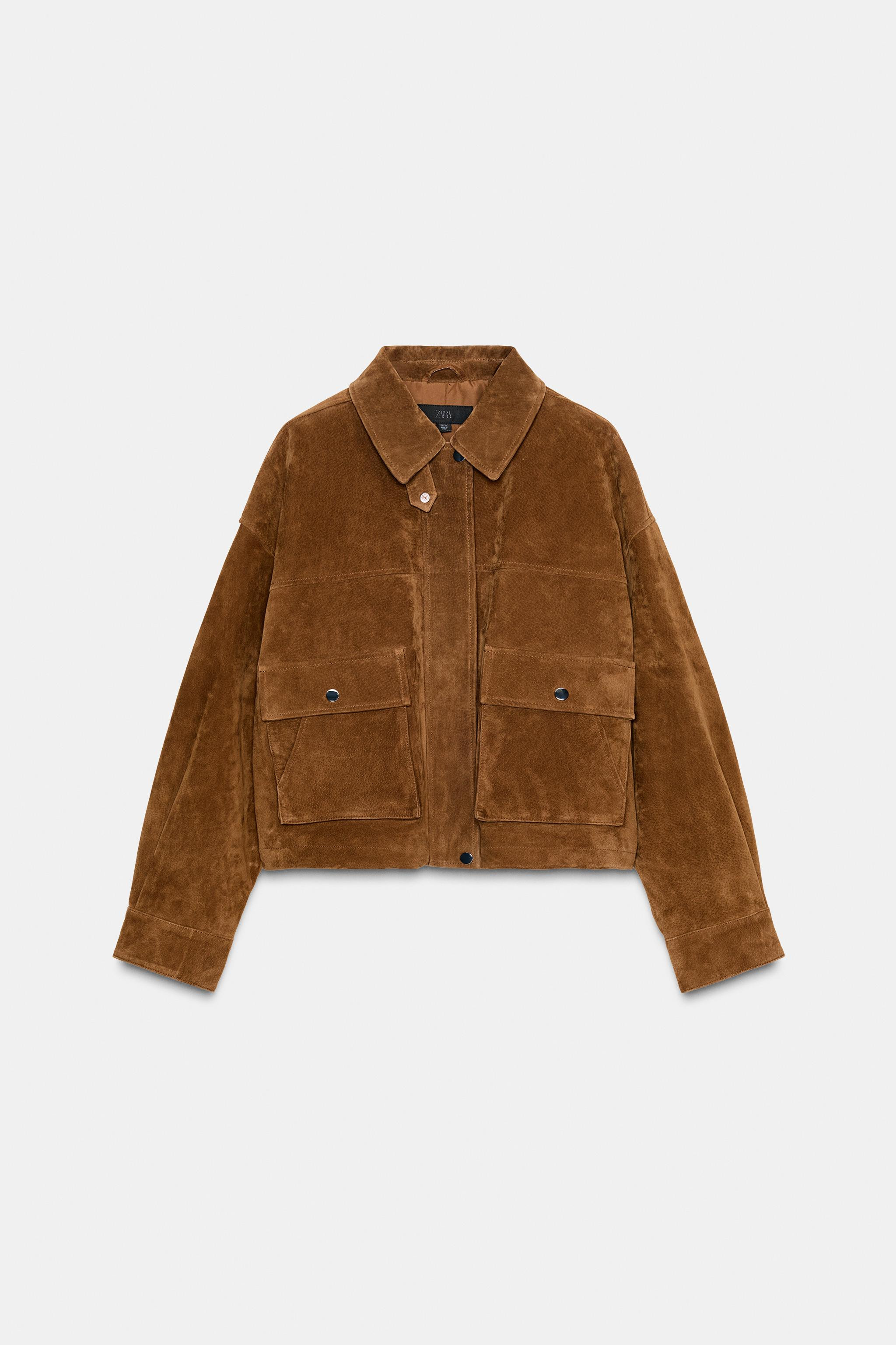 100% LEATHER BOMBER JACKET | Zara US