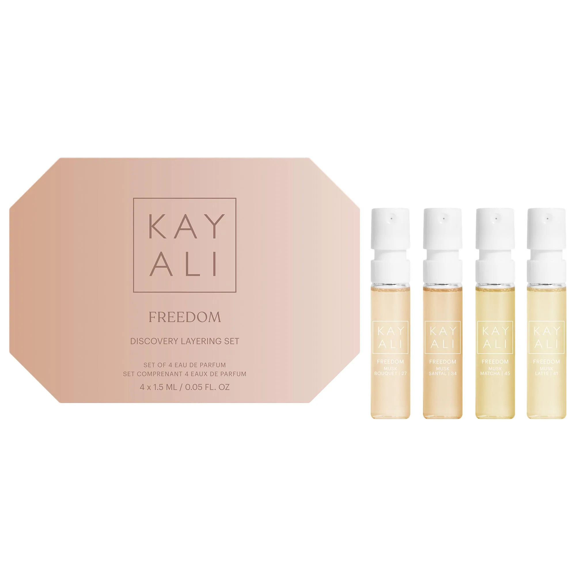 KAYALI FREEDOM Discovery Layering Sampler Set | Sephora (US)