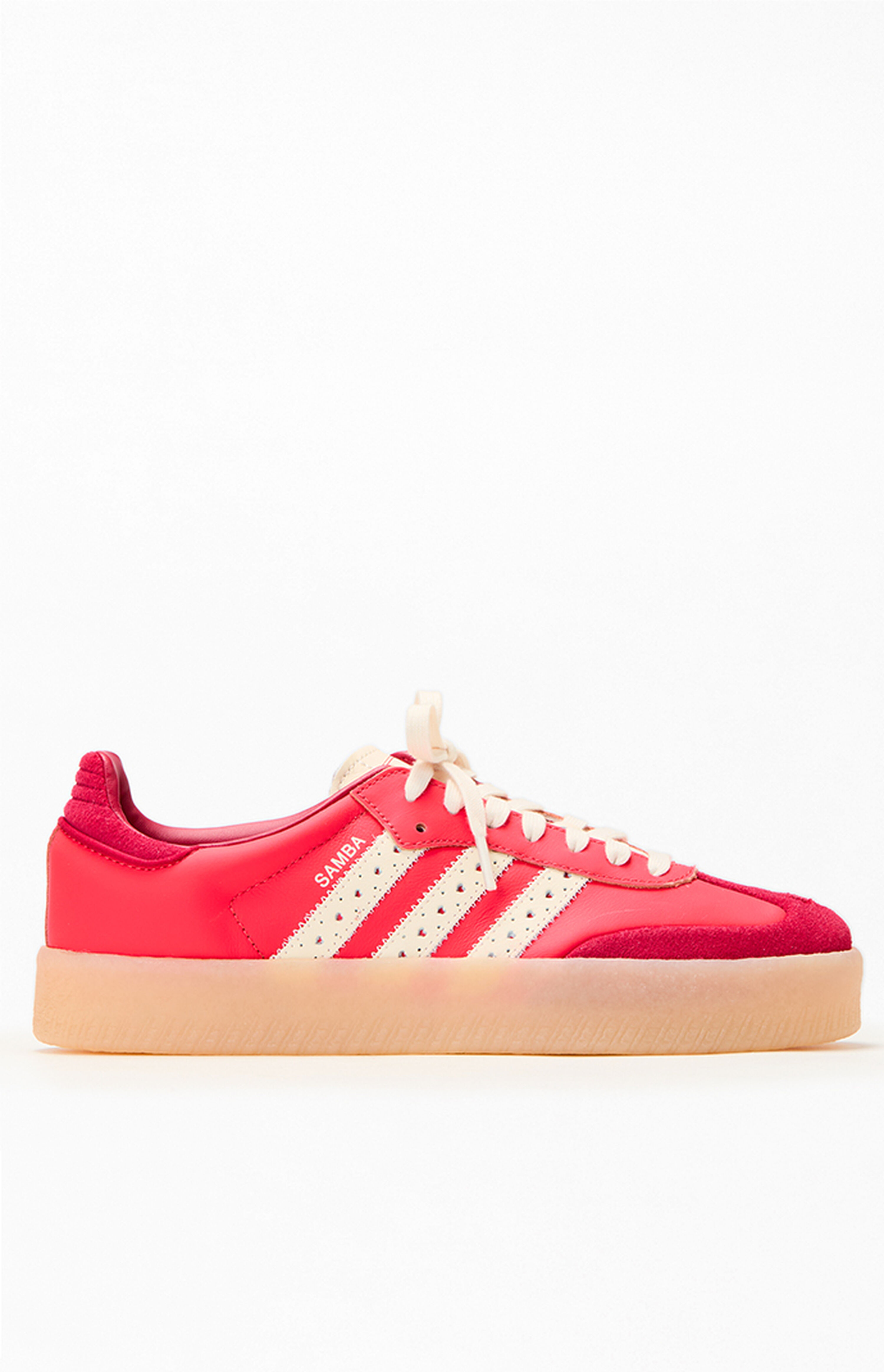 adidas Women's Red Sambae Sneakers | PacSun