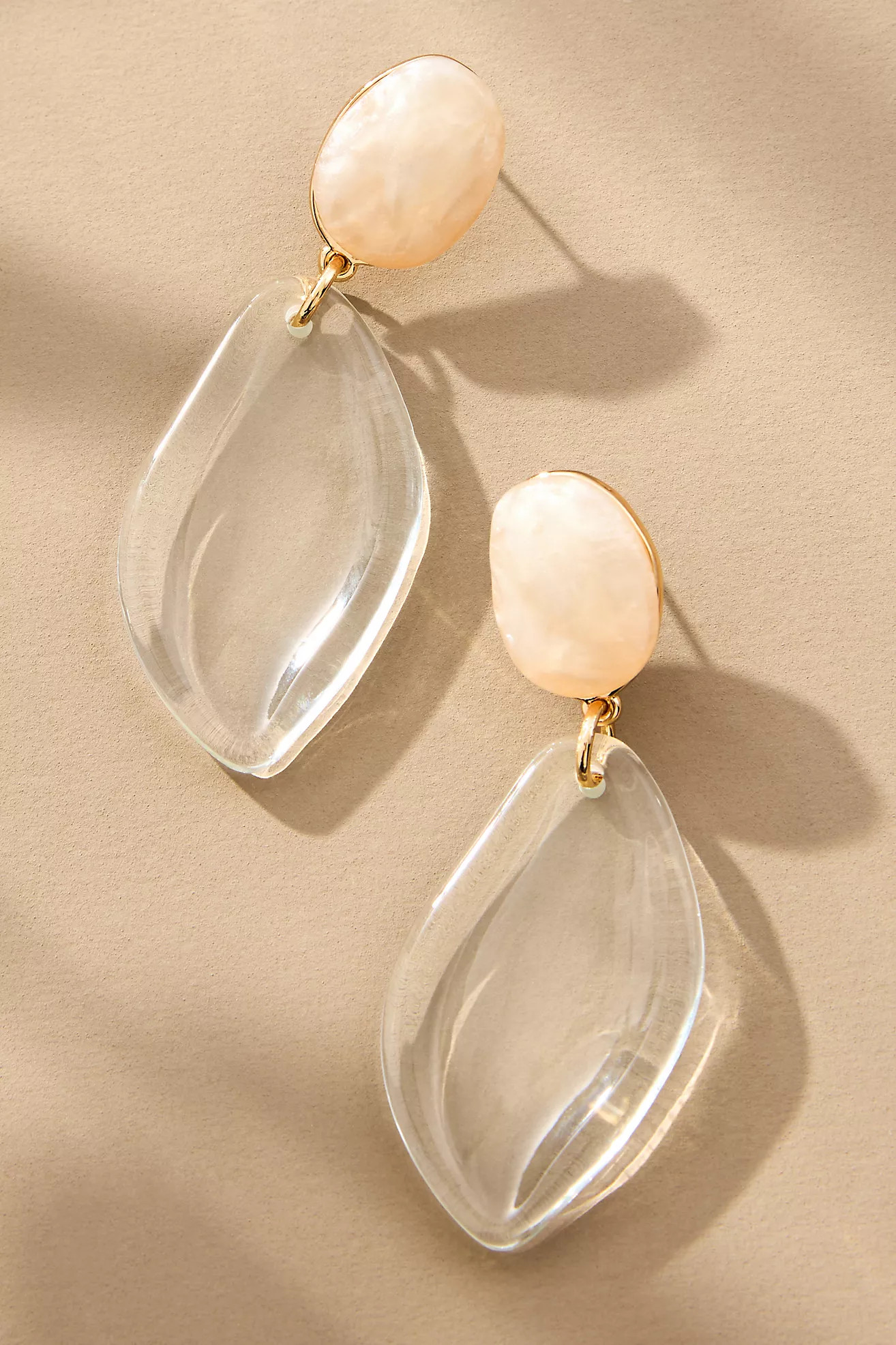 Resin Top Lucite Drop Earrings | Anthropologie (US)