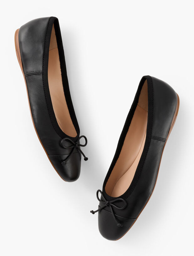 Blaine Soft Sole Nappa Ballet Flats | Talbots