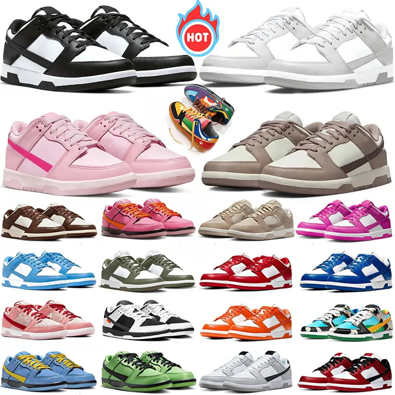 2024 Designer Casual Shoes men women Panda low Brown Sanddrift triple pink Grey Fog University Re... | DHGate