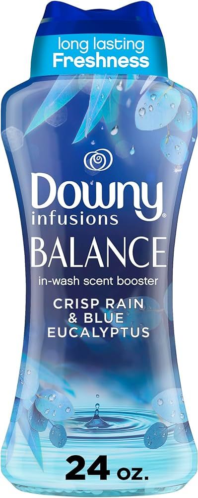 Downy Infusions In-Wash Laundry Scent Booster Beads, BALANCE, Crisp Rain and Blue Eucalyptus, 24 ... | Amazon (US)