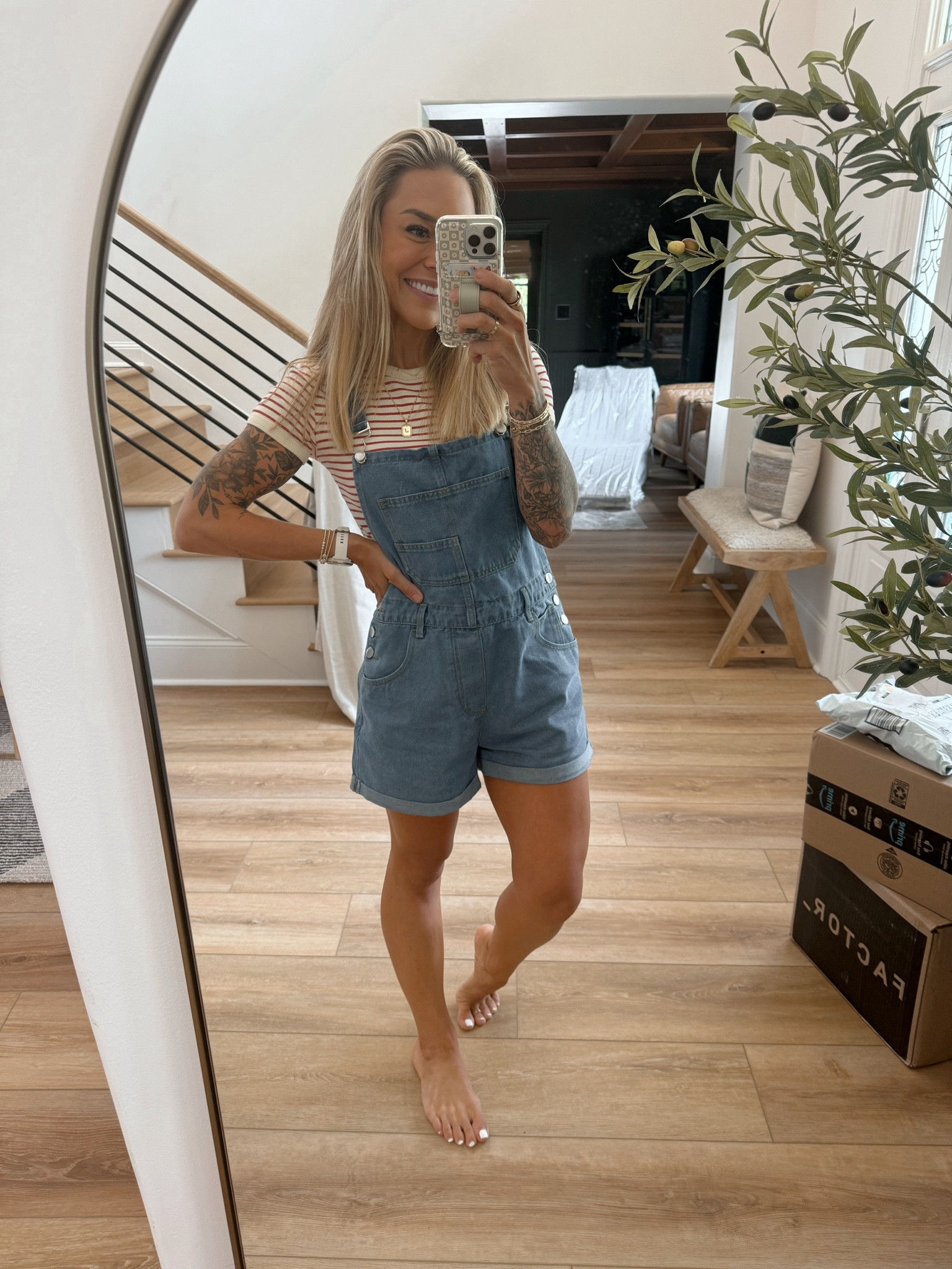 OOTD❤️🇺🇸✨ small in the overalls and tee! So many colors and options! So comfy! 

Amazon fashion / affordable style / festive / under $40 / Holley Gabrielle / summer fashion 

#LTKSeasonal #LTKFindsUnder50 #LTKStyleTip