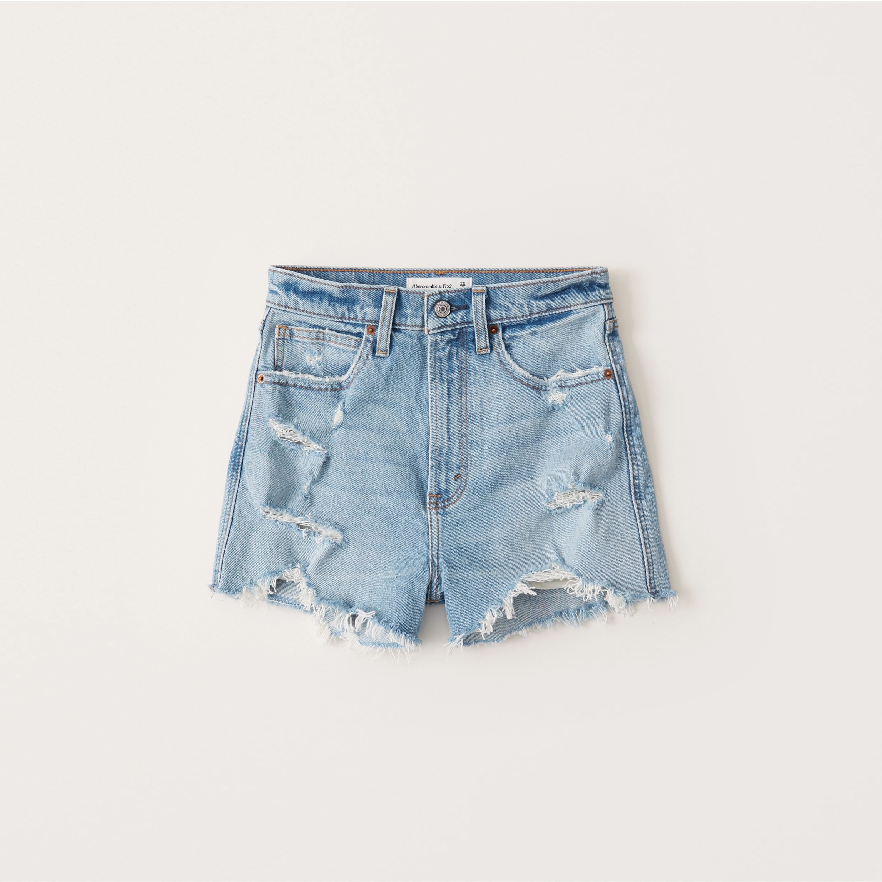 Ultra High Rise Mom Shorts | Abercrombie & Fitch (US)