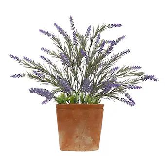 allen + roth 14-in Purple Indoor Lavender Artificial Plant | Lowe's